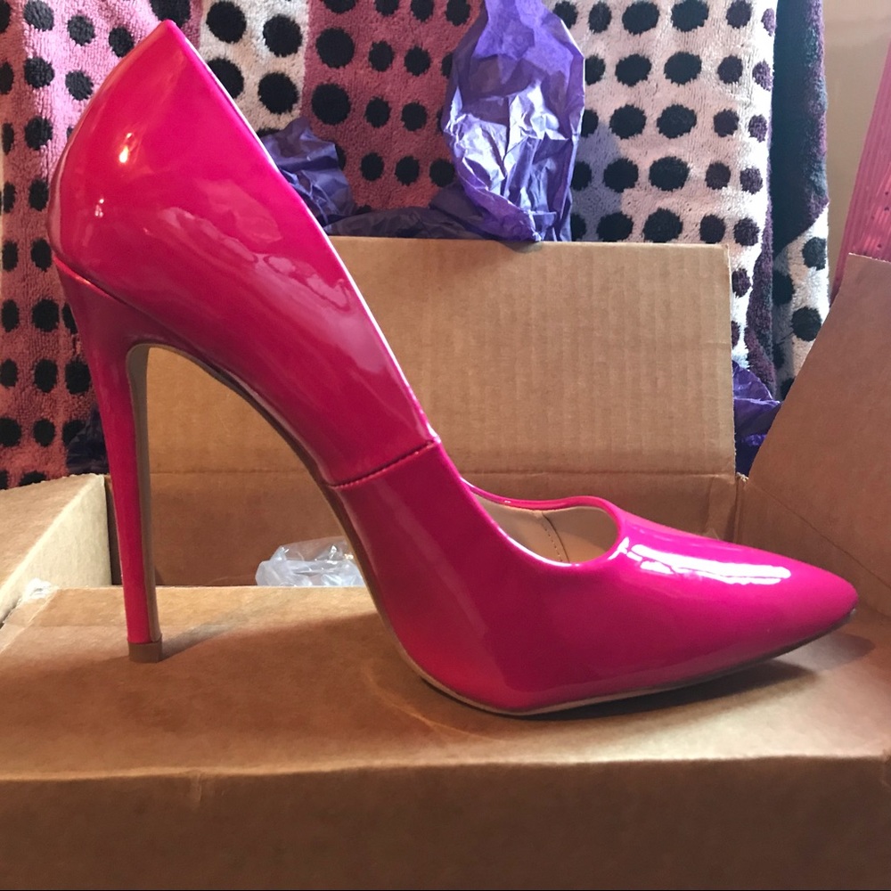 Lolashoetique Pink Hard Candy Pumps